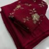 Rangoli crush saree