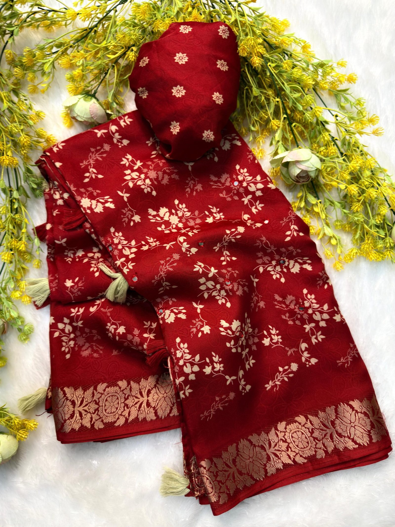 Premium Crepe Saree - Image 4